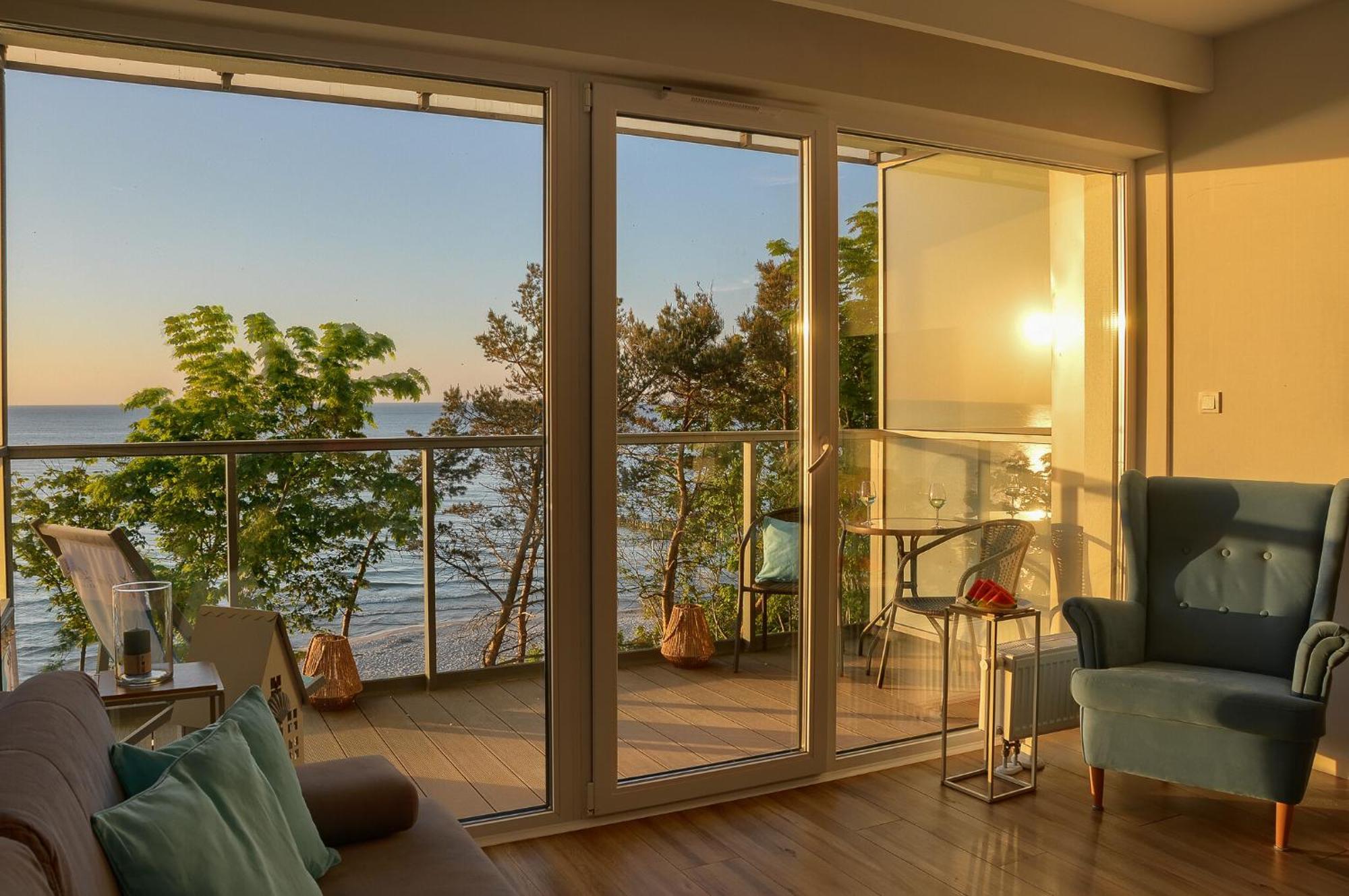 Apartament Z Widokiem Na Morze- Ustronie Apartments Nadmorski Luksus Apartamenty Ustronie Morskie Dış mekan fotoğraf