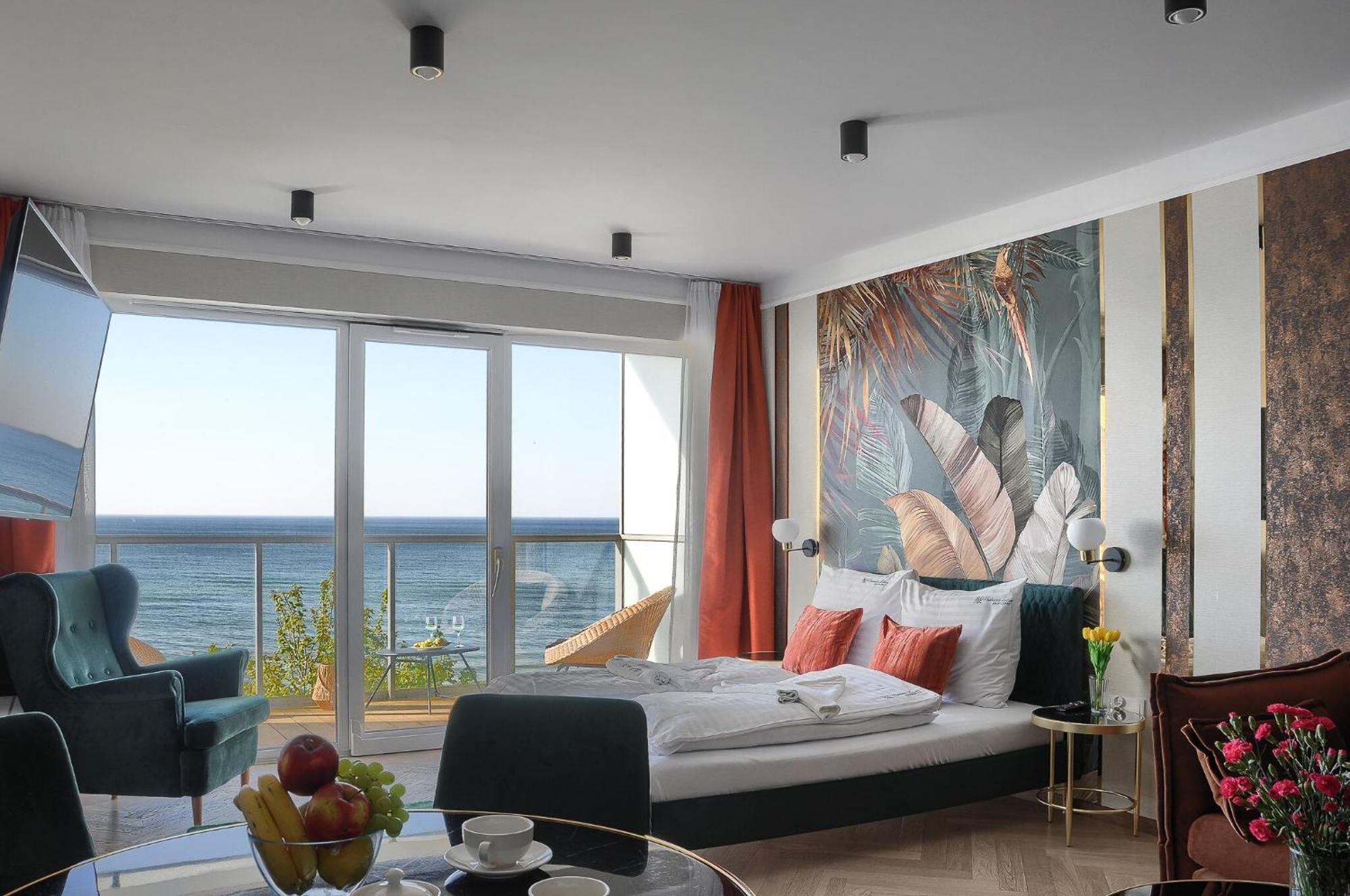 Apartament Z Widokiem Na Morze- Ustronie Apartments Nadmorski Luksus Apartamenty Ustronie Morskie Dış mekan fotoğraf