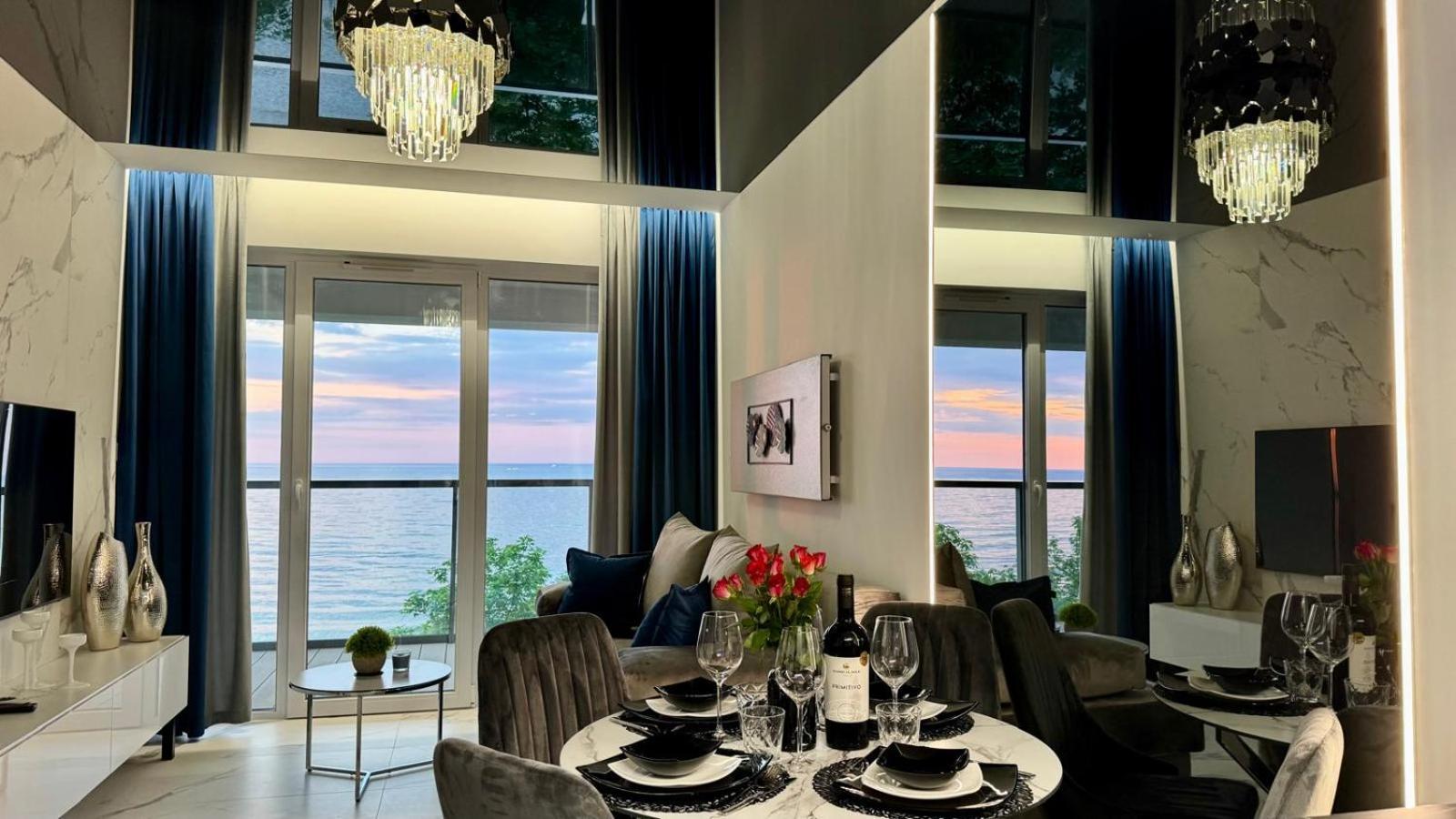 Apartament Z Widokiem Na Morze- Ustronie Apartments Nadmorski Luksus Apartamenty Ustronie Morskie Dış mekan fotoğraf