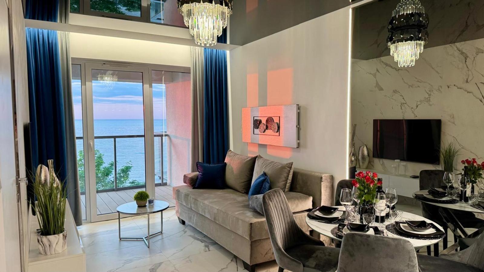 Apartament Z Widokiem Na Morze- Ustronie Apartments Nadmorski Luksus Apartamenty Ustronie Morskie Dış mekan fotoğraf