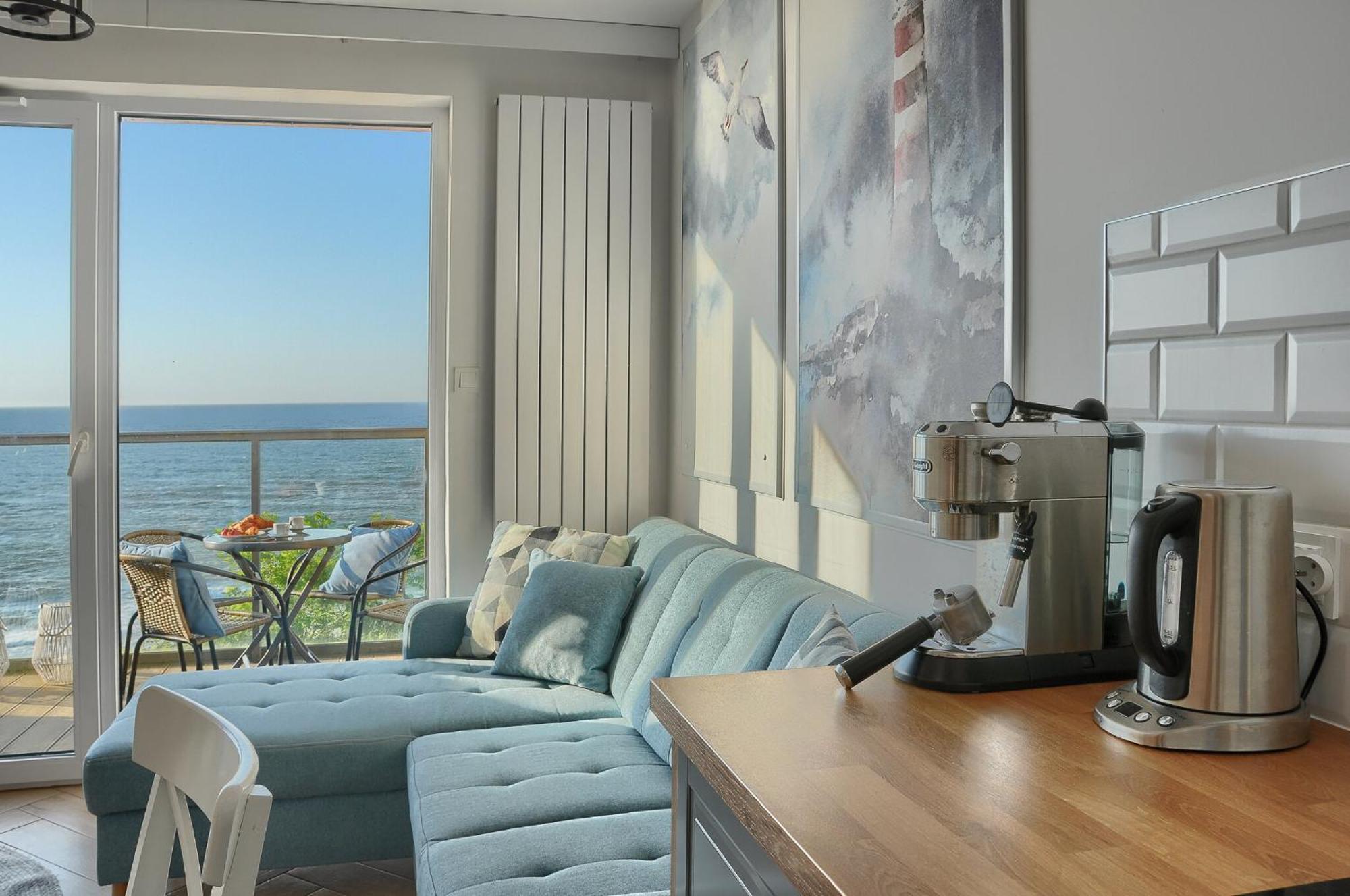 Apartament Z Widokiem Na Morze- Ustronie Apartments Nadmorski Luksus Apartamenty Ustronie Morskie Dış mekan fotoğraf
