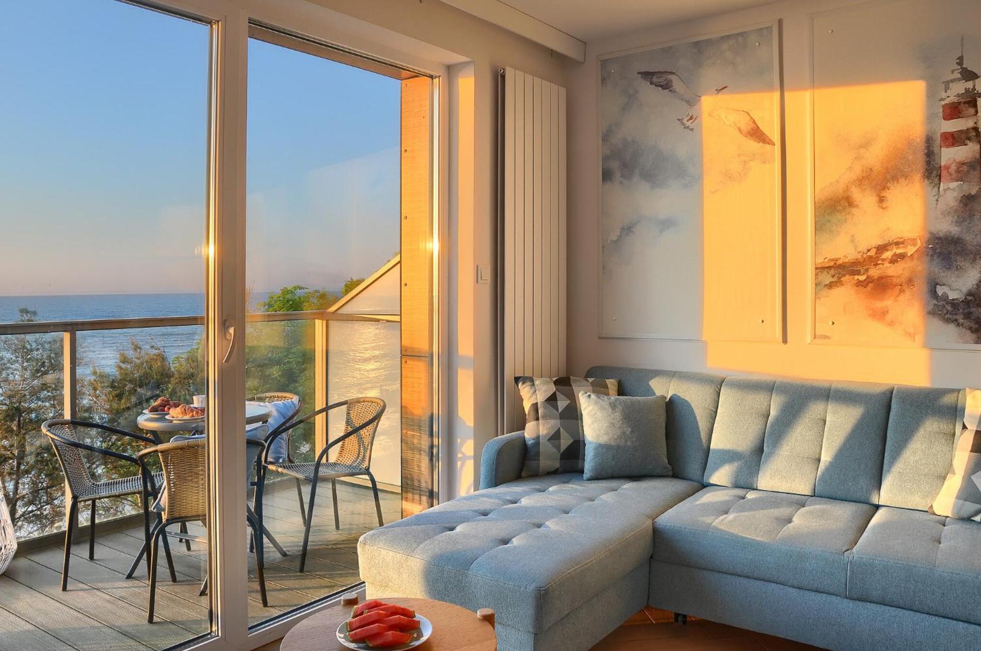 Apartament Z Widokiem Na Morze- Ustronie Apartments Nadmorski Luksus Apartamenty Ustronie Morskie Dış mekan fotoğraf